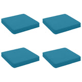 4-Piece Seat Cushions VUGHT 4 pcs 100% Polyester Light Blue 946288