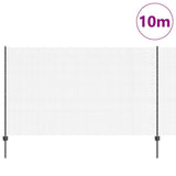 Welded Wire Fence with Post 10 x 1.4 m PVC-Coated Steel 3336571