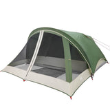 Camping Tent Cabin 4-Person Green Waterproof 94713