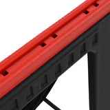 Foldable Work Trestles 2 pcs Black and Red Polypropylene 350 kg 152104