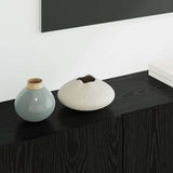 TV Wall Unit Wall-mounted 5 pcs Black Oak Engineered Wood 3402769