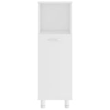 4 Piece Bathroom Furniture Set White Engineered Wood 3056898