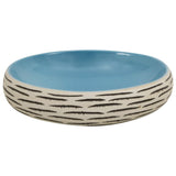 Countertop Basin Multicolour Oval 59x40x15 cm Ceramic 155085