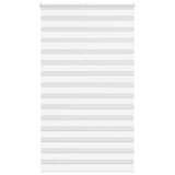 ZNTS Zebra Blind White 125x200 cm Fabric Width 120.9 cm Polyester 4014786