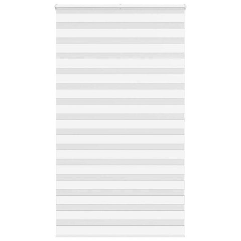 ZNTS Zebra Blind White 125x200 cm Fabric Width 120.9 cm Polyester 4014786
