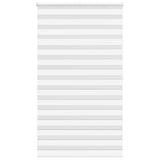 Zebra Blind White 125x200 cm Fabric Width 120.9 cm Polyester 4014786