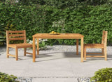 Garden Dining Set Teak Solid teak wood 3 piece set 3157179