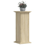 ZNTS Plant Stand Sonoma Oak 33x33x80 cm Engineered Wood 852971