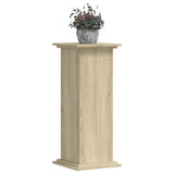 ZNTS Plant Stand Sonoma Oak 33x33x80 cm Engineered Wood 852971
