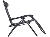 3pcs Folding Zero Gravity Chairs Sun Lounger Table Set w/ Cup Holders Reclining Garden Yard Pool, T3398P311639