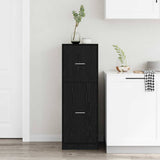 Apothecary Cabinet Black oak 40 x 41 x 118 cm Engineered wood 869032