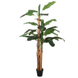 Artificial Banana Tree 22 Leaves 200 cm Green 359003