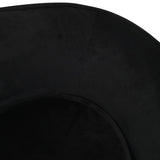 Dog Sofa Black 67x47x36 cm Plush 171086