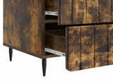 Bedside Cabinet Smoked Oak 43x 41 x 68 cm Engineered Wood 894330