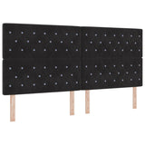 ZNTS Bed Frame Black 200x200 cm Velvet 3344899