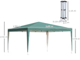 3 x 3M Garden Pop Up Gazebo Height Adjustable Marquee Party Tent Wedding Canopy with Carrying Bag, T3398P314683