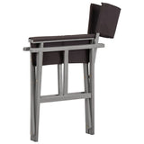 Director Chair Set of 2 Grey wash and black 45950