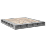 Bed Frame without Mattress Grey Sonoma 200x200 cm 3280452