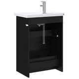 Bathroom Furniture Set Black Oak 61 x 40 x 84.5 cm 3404259