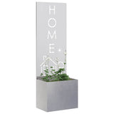 Garden Privacy Screen Sliver 50 x 150 cm Stainless steel 876494