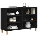 Sideboard Black Oak 103.5 x 35 x 70 cm Engineered Wood 862590