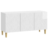 TV Cabinet 99 x 34.5 x 50 cm High Gloss White Engineered Wood 895179