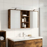 Bathroom Cabinet Set 3 pcs 126 x 16 x 62.5 cm Engineered wood 3403836