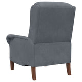 Armchair Dark grey 76 x 94 x 102 cm Velvet 42009858