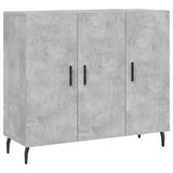 Sideboard Concrete Grey 90x34x80 cm Engineered Wood 828128