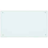 Kitchen Backsplash 2 pcs White 90 x 50 cm Tempered Glass 3415420