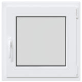 Basement Window RISOR 55 x 55 cm PVC and Glass 42047836