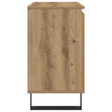 Bathroom Cabinet Artisan Oak 58x33x60 cm Engineered Wood 857221