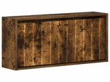 Wall-Mounted Shoe Cabinet ZWOLLE 71 x 17 x 43 cm Smoked Oak 896410