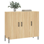 ZNTS Sideboard Sonoma Oak 90x34x80 cm Engineered Wood 828119