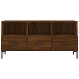 TV Cabinet Brown Oak 102x36x50 cm Engineered Wood 829043