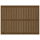 Wall Headboard Honey Brown 146.5x3x110 cm Solid Wood Pine 824946