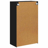 TV Wall Cabinet Black 59.5 x 31 x 100 cm Engineered Wood 892370