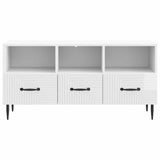 TV Cabinet High Gloss White 102 x 34.5 x 50 cm Engineered Wood 894909