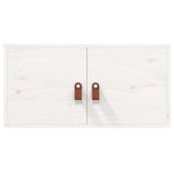 Wall Cabinets 2 pcs White 60x30x30 cm Solid Wood Pine 818368
