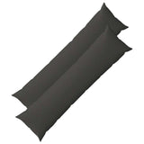 Cushion with Pillow HEERLEN 2 pcs Dark Grey Fabric 926068