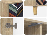 TV Cabinet OMMEN 102 x 33 x 50 cm Sonoma Engineered Wood 8007039