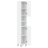 Bathroom Cabinet with Open Shelf ZWOLLE White 896375