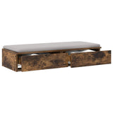 Bed Drawers Smoked Oak 90 x 36.5 x 16.5 cm Engineered Wood 866935