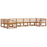 Outdoor Sofa Set 7 pcs Natural Solid Acacia Wood 3368117
