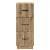 Drawer Cabinet Artisan Oak 33 x 34.5 x 87 cm Engineered Wood 895314
