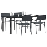 Outdoor Furniture Set 5 pcs Anthracite Steel 3422872