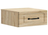 Wall-Mounted Bedside Cabinet 2 pcs Sonoma Oak 34.5 x 33 x 20 cm 899280