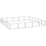 Dog Kennel Silver 25 m Steel 3082163