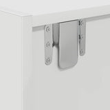 TV Cabinet with Drawer White 100 x 31 x 25.5 cm Engineered wood 861526