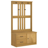 Hall Tree SANDNES 87x40x159.5cm Solid Wood Pine 4010494